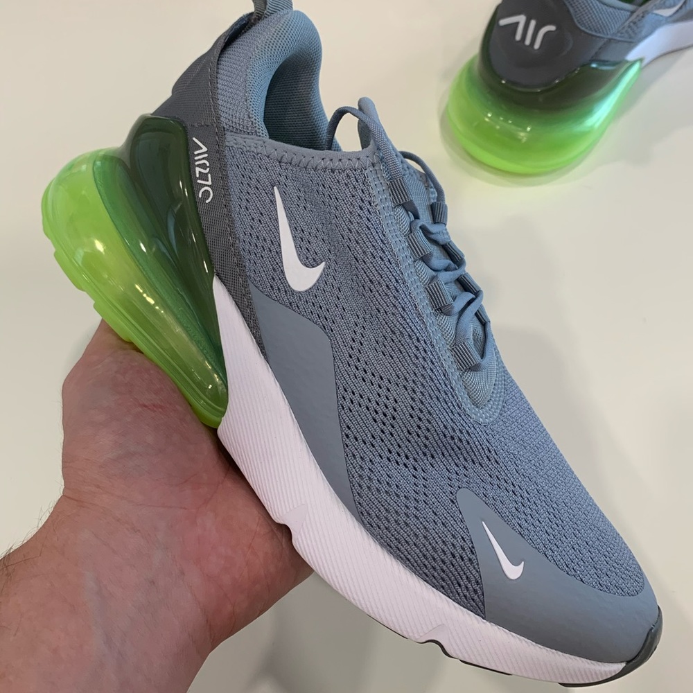 Nike Air Max 270 Obsidian Mist Lime Womens NEW